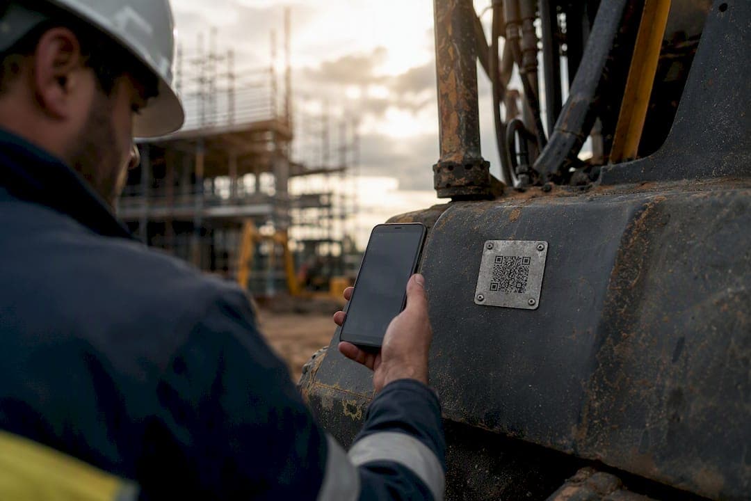QR code asset tagging: turning a scan into a live FSM record